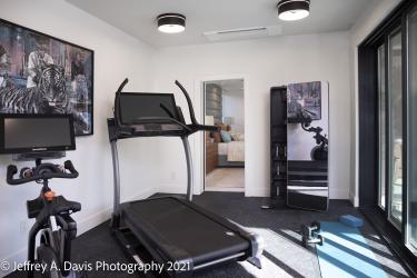 Exercise room with NordicTrack/iFit exercise equipment in TNAR 2022
